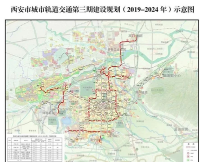 西安軌道交通步入"快車道”今年開通4線,未來五年建設170公里